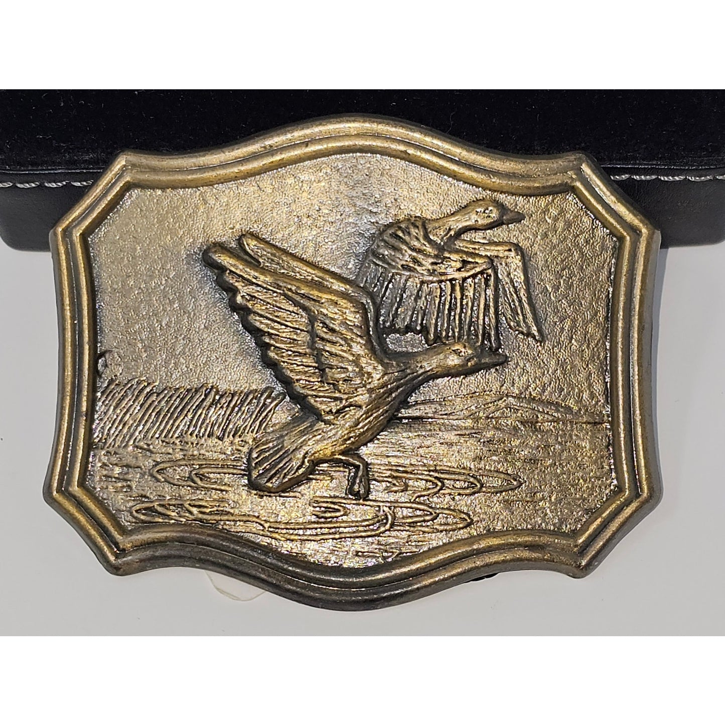 Vintage Flying Ducks Belt Buckle